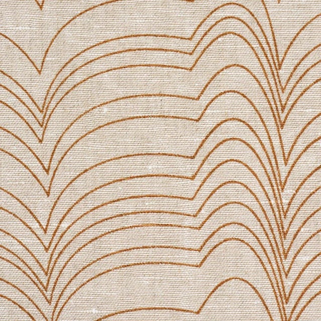 Contemporary Schumacher X Studio Bon Richter Fabric In Neutral For Sale - Image 3 of 4