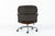 1980s Eames Time Life Executive Lobby Chair for Herman Miller, Gray Leather Office Desk Chair, 1988 For Sale - Image 5 of 18