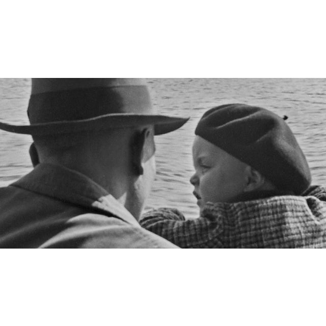 Traditional Man, Child Passing Ferry House Hamburg Uhlenhorst, Germany 1938, Printed 2021 For Sale - Image 3 of 5