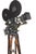 Mid Century Usa Made Complete Mitchell Motion Picture Camera Displayed on a British Made Moy Mini Geared Head and American Wood Tripod Legs. For Sale - Image 9 of 9