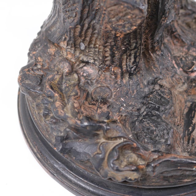 Antique Late 19th Century Redware Pottery Cigar and Match Holder Stamped L&c For Sale In Cincinnati - Image 6 of 12