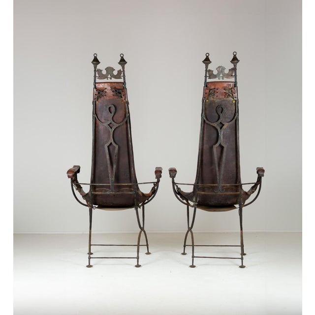 Set of Trône Armchairs by Sido & François Thévenin, 1990s For Sale - Image 6 of 11