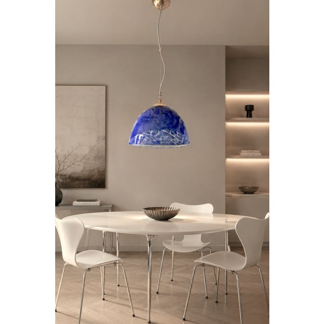 Merletti s32 by la murrina is a stunning vintage chandelier from the 1990s, featuring beautiful murano glass, mouth-blown...