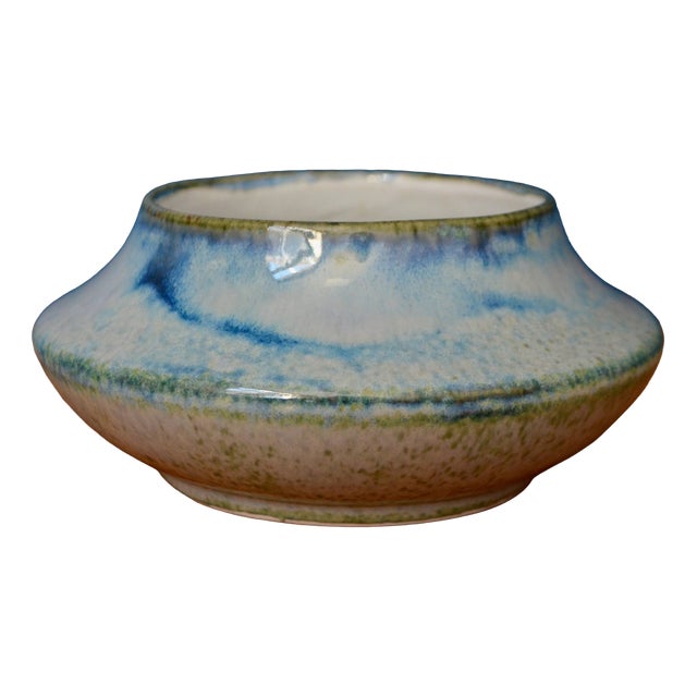 Art Deco Planter in Glazed Stoneware by Louis Lourioux, 1920s For Sale