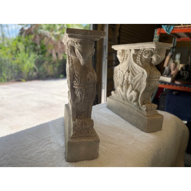 Enhance your home's elegance with our exquisite pair of Neoclassical Revival style pedestals, meticulously designed as the...