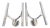 Chrome Steel Sconces by Gaetano Sciolari, 1960s, Set of 2 For Sale