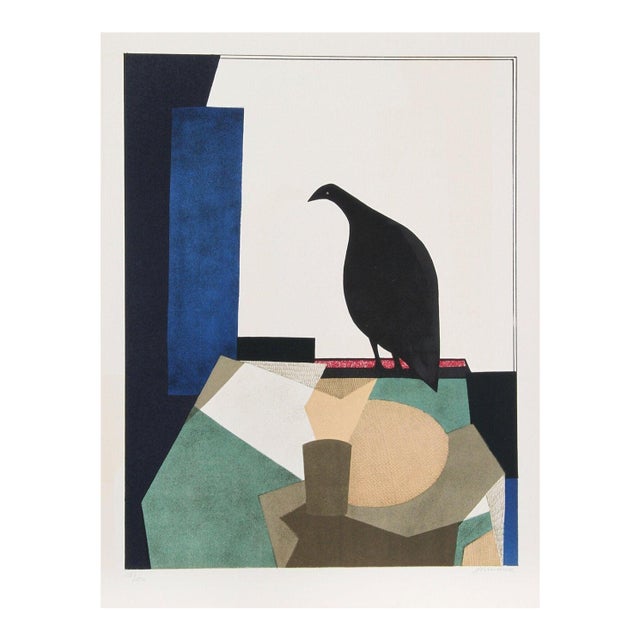 Minaux Original Lithograph Helene-Amour Signed & Numbered 1974 For Sale