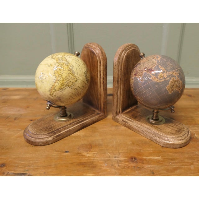 Vintage Geography Student Bookends, 1980, Set of 2 For Sale - Image 3 of 7