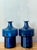 Mid 20th Century Vintage 1960s Timo Sarpaneva Littala Finland Blue Glass Decanter - A Pair For Sale - Image 5 of 12