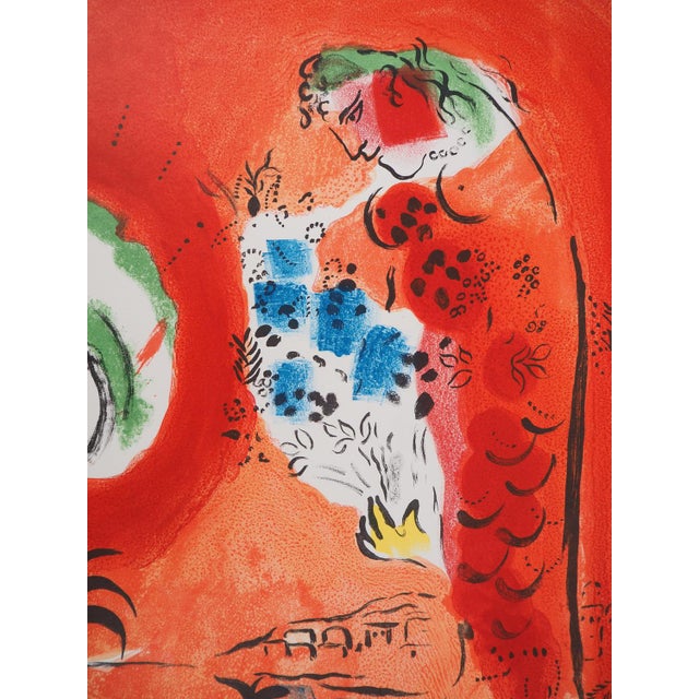 Marc Chagall, Baie Des Anges, The Red Mermaid, Lithograph Poster For Sale - Image 4 of 5