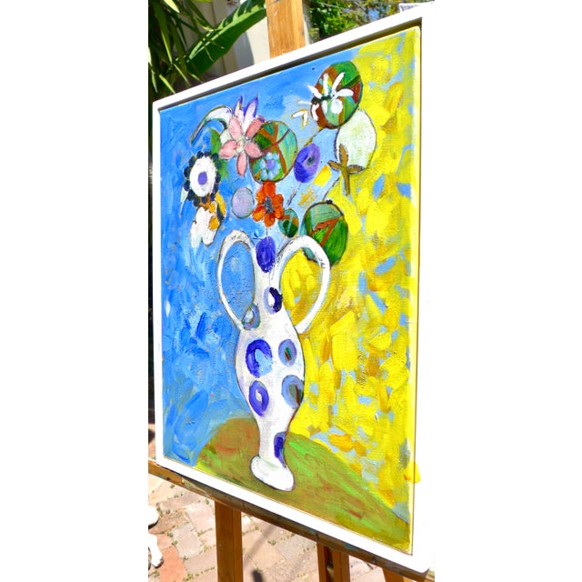 2020s Spring Oil Painting on Canvas For Sale - Image 5 of 7