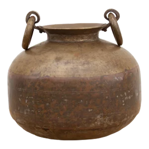 Antique Patinated Brass Water Pot