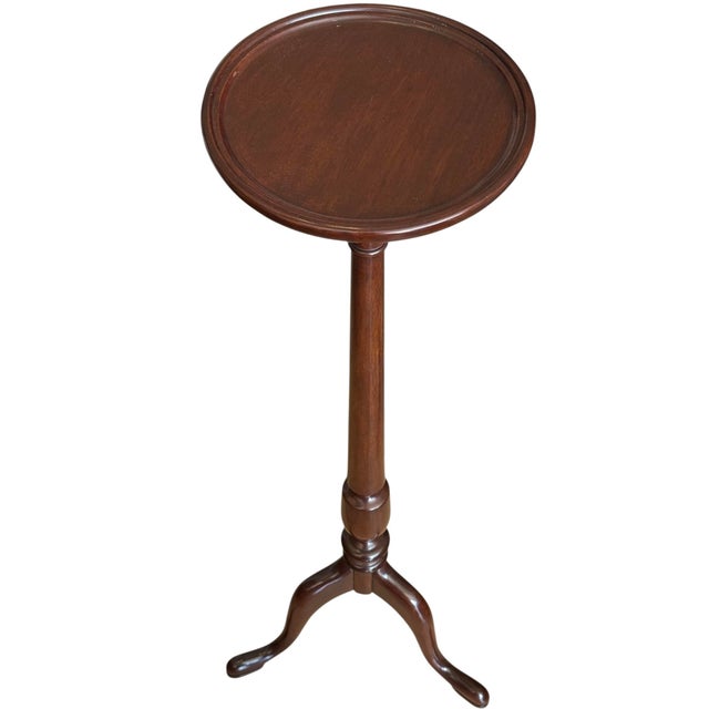 1970s 1970s Mid Century Mahogany Pedestal Drink/ Plant Stand For Sale - Image 5 of 10