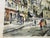 Mid-20th Century Parisian View of Paris Watercolor Print by Artist G. Lelong For Sale - Image 12 of 15