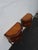 Brown French Carved Flower Inlay Nightstands Side End Tables a Pair 6616 For Sale - Image 8 of 18