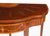 19th Century Mahogany and Satinwood Inlaid Serpentine Card Console Table For Sale - Image 13 of 18
