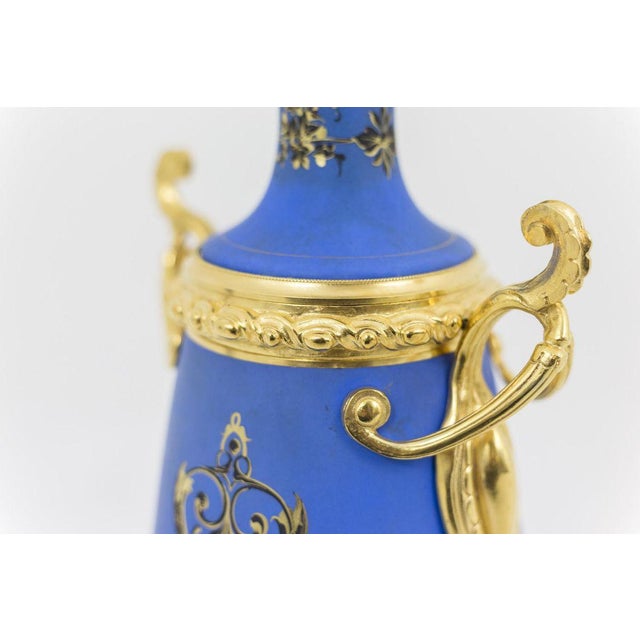 Napoléon Iii Neoclassical Style Porcelain Table Lamps, Set of 2 For Sale - Image 9 of 13