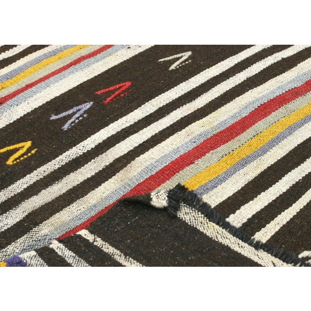 1950s Turkish Kilim Rug For Sale - Image 4 of 6
