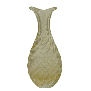 Flavio Poli for Seguso Vetri d'Arte Vase Incrociato Oro 1949