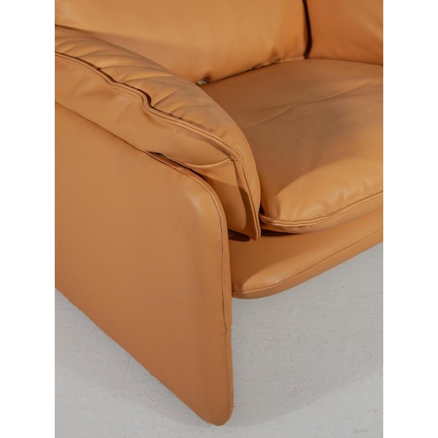 Set of Ds-61 Armchairs in Camel Leather attributed to de Sede, 1970s For Sale - Image 13 of 14