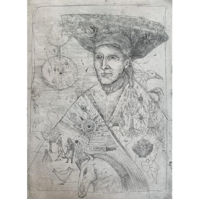 Ewa Kutylak, August, Mezzotint and Drypoint on Paper, 2012 For Sale - Image 6 of 6