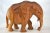 Hand Carved Wood Elephant For Sale - Image 4 of 9