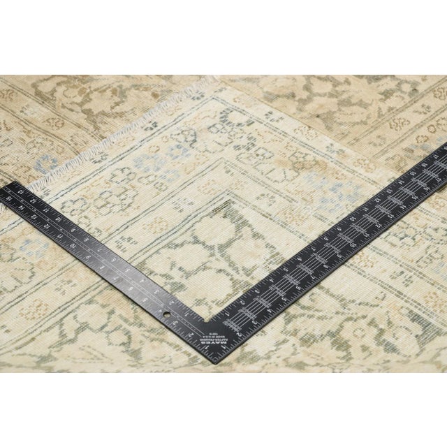 Early 20th Century Antique Persian Tabriz Rug - 11'02 X 13'05 For Sale - Image 5 of 7