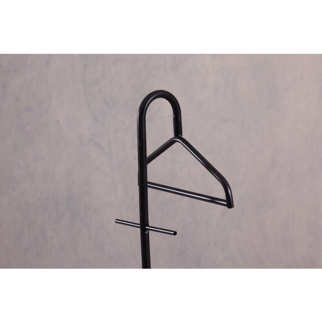 Vintage Dressboy with Marble Base and Black Tubular Metal, Italy, 1980s For Sale - Image 6 of 8