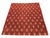 2010s 8x10 Hand-Knotted Afghan Wool "Shooting Star" Transitional Rug in Red & Gold For Sale - Image 5 of 8