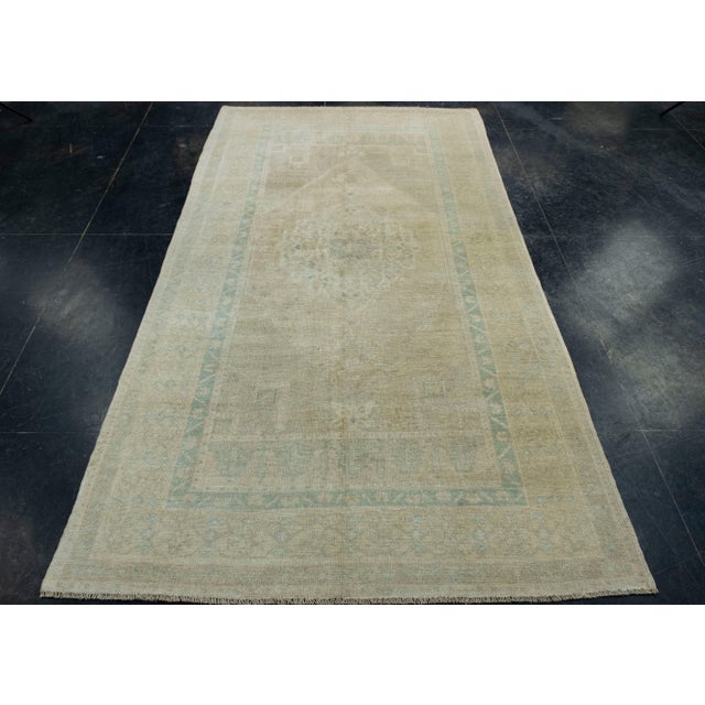 Turkish Vintage Rug 4'5" x 8'2" #17116 Explore a curated collection of hallway runners, wool rugs, and handmade...