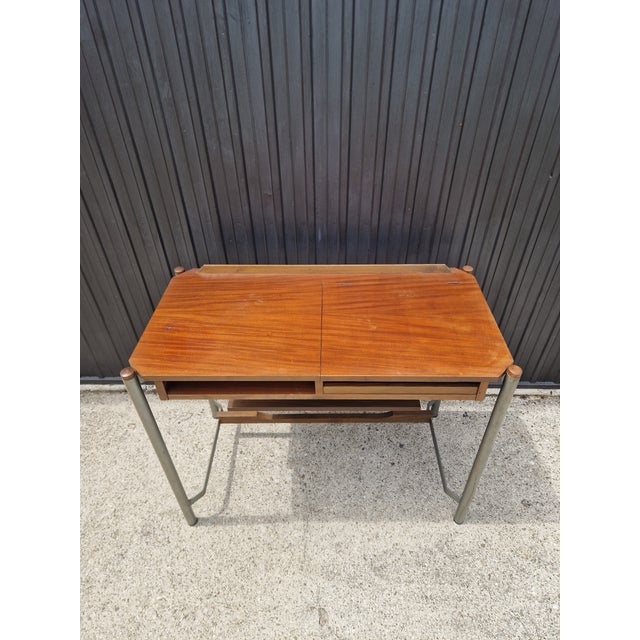 Wood Dressing Table from IDIV, Italy, 1950s For Sale - Image 7 of 18