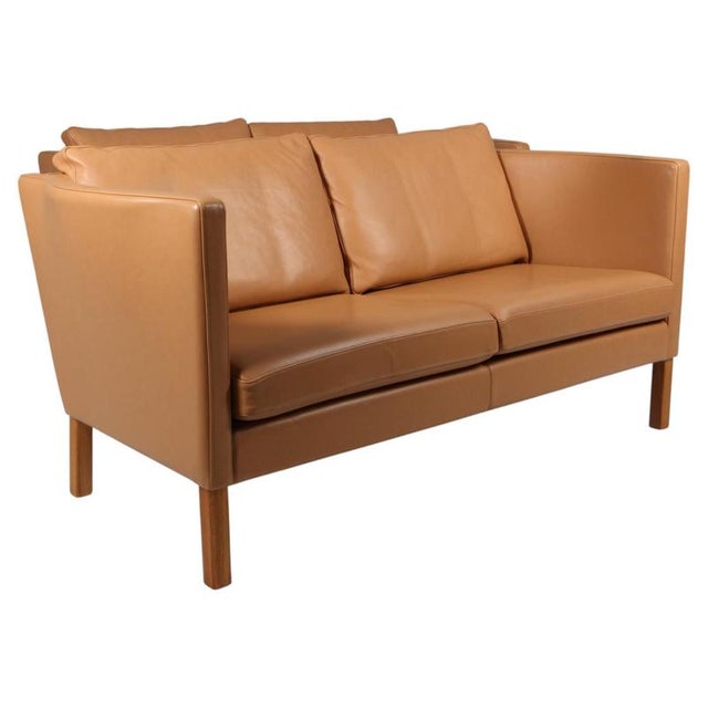 Animal Skin Two-Seat Sofa AV59 by Arne Vodder, 2000s For Sale - Image 7 of 7