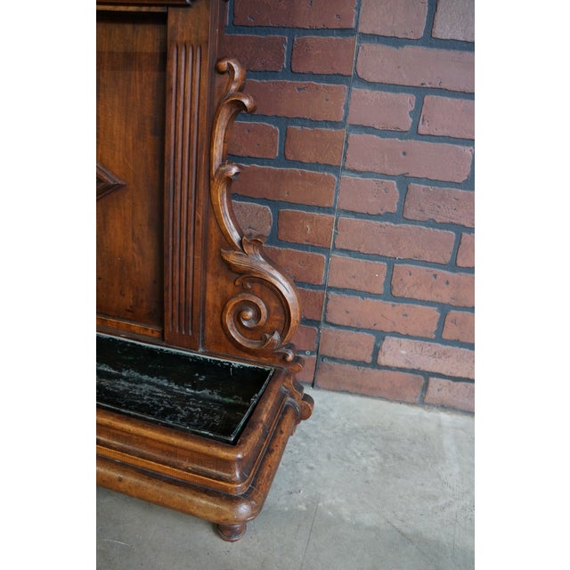 Antique French Hall Tree For Sale - Image 9 of 11