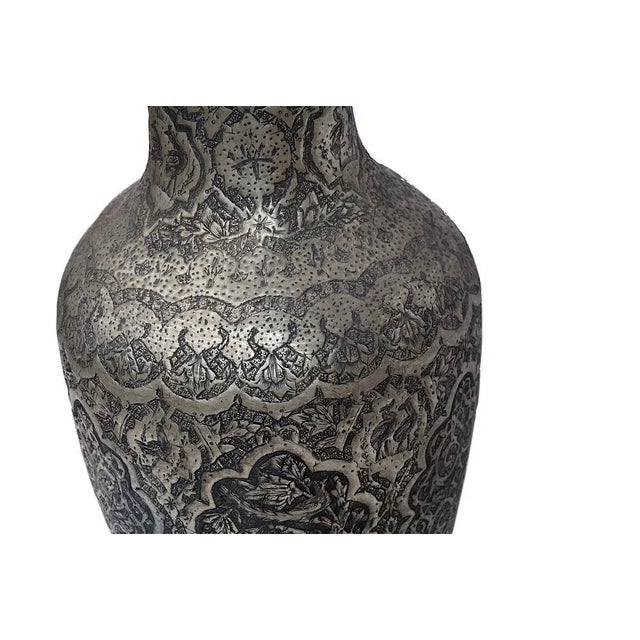 Copper Vase with Engraving, 1940s For Sale - Image 11 of 12