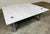 Metal Mid-Century Carrara Marble Square Cocktail Table in the Manner of Katavolos For Sale - Image 7 of 10