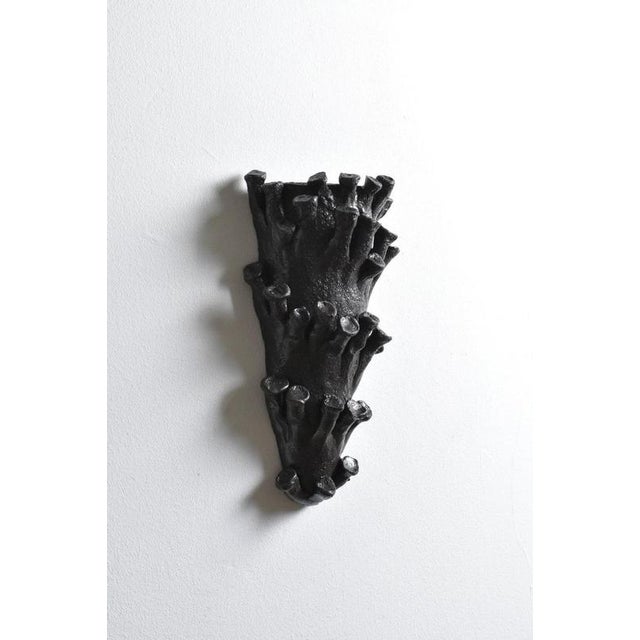 "Belize" 40cm black mat wall sconce lamp, Barracuda Edition. Height: 42 cm - 16.54 in Length: 18 cm - 7.09 in Width: 12 cm...