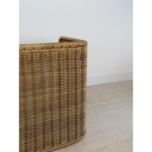 Italian Rattan Bedside Tables, 1950s, Set of 2 For Sale - Image 10 of 14