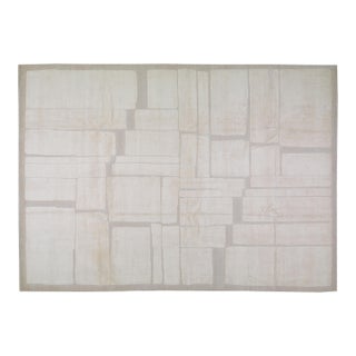 Moroccan Hand Knotted Wool Rug, 9'3"x12' For Sale