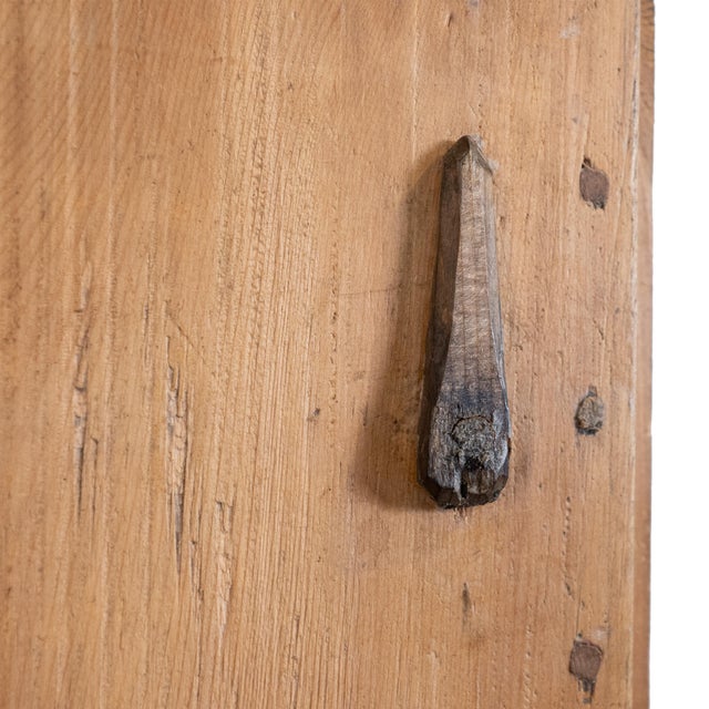 Late 18th Century Early 20th Century Hand Carved & Painted Rajasthani Wooden Wall Cabinet For Sale - Image 5 of 9