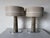 Bentley Home “Morpeth” Italian Luxury Leather & Burl Wood Table Lamps - A Pair For Sale - Image 4 of 12