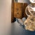 Metal Single Leaf Sconce in Pulegoso Glass with Gold Accents attributed to Barovier & Toso, 1950s For Sale - Image 7 of 18