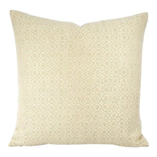 Lee Jofa Castille in Biscuit Pillow Cover For Sale