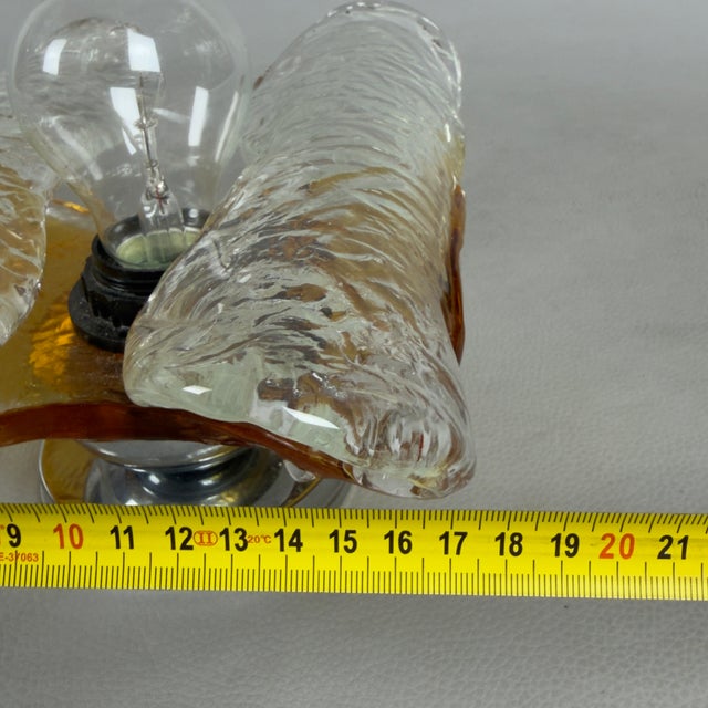 Murano Glass Wall Lamp from Mazzega, 1970s For Sale - Image 12 of 13