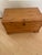 Small Rustic Vintage Dovetail Joinery Desk Dresser Top Wooden Travel Trunk Chest For Sale In Chicago - Image 6 of 12