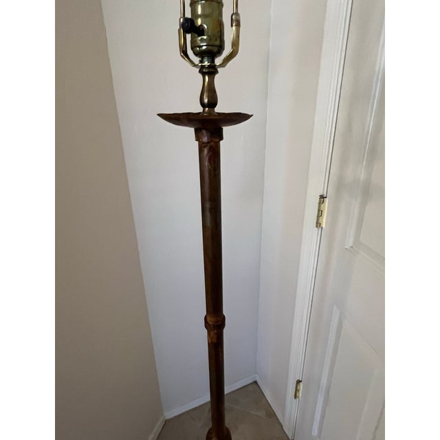 1940’s Style French Brutalist Floor Lamp For Sale - Image 4 of 12
