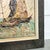 Modern Listed American Artist Elmo Gideon Original Oil Sailing Scene - A Pair For Sale - Image 3 of 7
