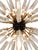 Black Sputnik Light with 51 Clear Glass from Justfurnituress SRL For Sale - Image 8 of 10