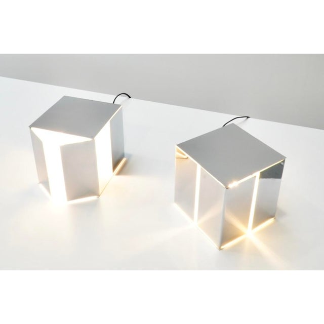 Kinetic Table Lamp Model 3H in Chrome by Paolo Tilche for Sirrah, Italy, 1970s For Sale - Image 17 of 17