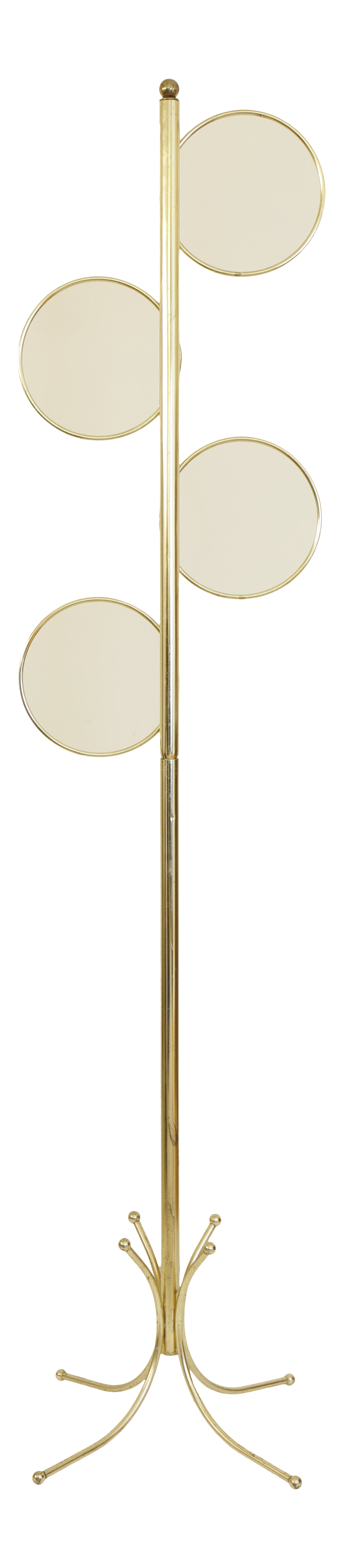 Brass Colored Free Standing Hollywood Regency Style Towel Rack Stand Mid Century Modern Bathroom Bronze Vintage Laundry Elegant Home Living Towel Racks Rods