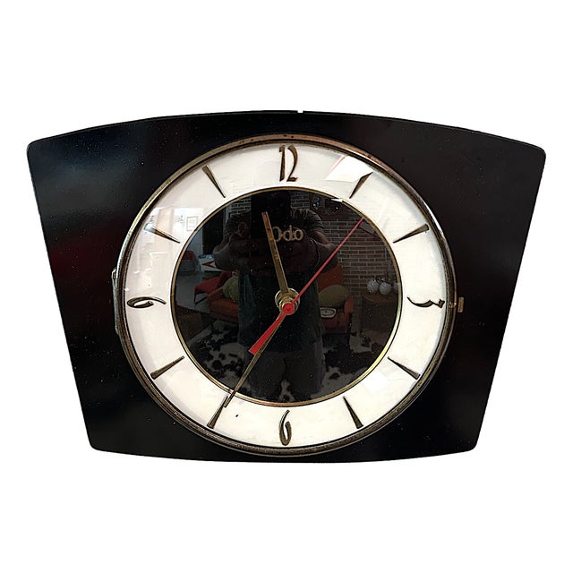 Vintage French Odo Electronic Wall Clock, 1970s For Sale
